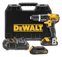11A172 Cordless Hammer Drill Kit, 8 In.L, 3.5 lb.