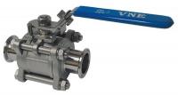 11A427 Sanitary Ball Valve, 316 SS, 2-Way