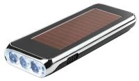 11A453 Flashlight, LED, Solar/Manual Power