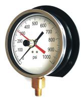 11A505 Pressure Gauge, Max Reading, 1000 Psi