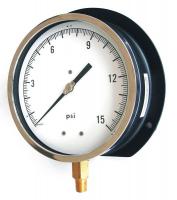 11A516 Pressure Gauge, Process, 6 In, 100 Psi