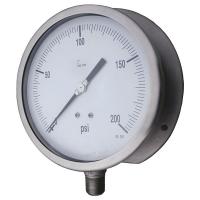 11A535 Compound Gauge, 30 In Hg Vac to 300 Psi
