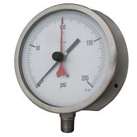 11A544 Pressure Gauge, Max Reading, 400 Psi