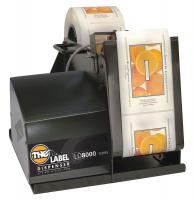 11J910 Automatic Label Dispenser, 11 In. L, Black