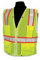 11K778 High Visibility Vest, Class 2, 2XL, Lime