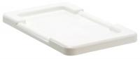 11M612 Lid, Cross Stack Tote, 23.75x17.25, White