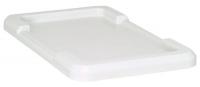 11M615 Lid, Cross Stack Tote, 25.125x16, White