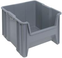 11M630 Stack Bin, 12.5x16.5x17.5, Gray