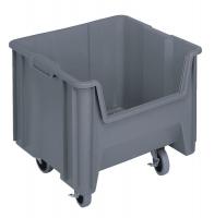 11M633 Mbl Stack Bin, 12.5x16.5x17.5, Gray