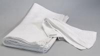 11M676 Bar Mop Towel, Ribbed, 28 Oz., White, PK 12