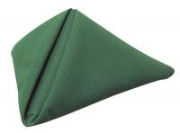 11M686 Napkins, 18x18, Forest Green, PK 12