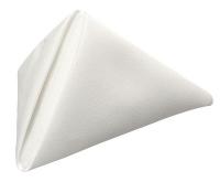 11M692 Napkins, 18x18, White, PK 12