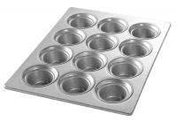 11M863 Large Crown Muffin Pan, 12 Moulds