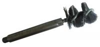 11M981 Steel Wire Brush, 1-1/4 In Hole Dia, PK 4