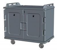 11N717 Meal Delivery Cart, 44 In. H, Granite Sand