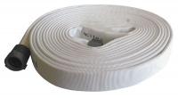 11N827 Attack Line Fire Hose, 100 ft. L, White