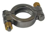 11P818 Clamp, High Pressure, 2-1/2In Tube, SS