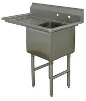 11U360 Scullery Sink, Single Bowl, 18 x 18