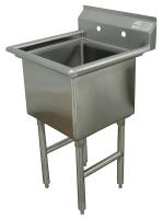 11U363 Scullery Sink, Single Bowl, 24x 24
