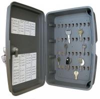 11U401 108 Hook Locking Key Cabinet, Gray