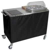 11U495 Chef Cart, Mobile, w/ Range and Warmer