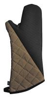 11V215 Conventional Oven Mitt, Black, 17 In