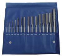 11V296 Chucking Reamer Sets, 1/16In- 1/4 In, 13pc