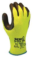 11V556 Cut Resistant Gloves, Yellow/Black, S, PR