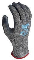 11V568 Cut Resistant Gloves, Salt/Pepper, S, PR