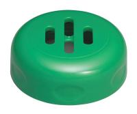 11W150 Shaker Top, Slotted, 6 or 8 oz., Green, PK12