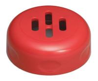 11W152 Shaker Top, Slotted, 6 or 8 oz., Red, PK12