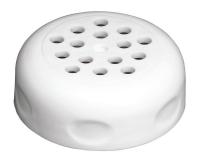 11W159 ShakerTop, Perforated, 6or8 oz, White, PK12
