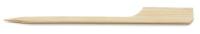 11W168 Paddle Pick, 3-1/2 In., Bamboo, PK 100