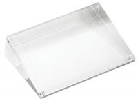 11W177 Card Holder, Slanted, Acrylic, 5x7
