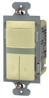 11X303 Vacancy Sensor, PIR, Dual Relay, 600W, Ivory