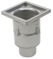 11X363 Floor Drain With 12 In Square Top, 4 In