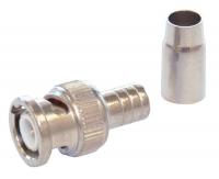 11Y867 Cable Coupler, BNC/Male, RG6 Coax, PK 10