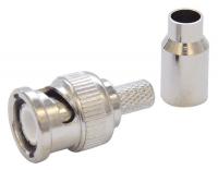 11Y873 Cable Coupler, BNC/Male, RG6 Coax, PK 10