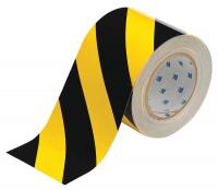 11Z110 Floor Marking Tape, Roll, 4In W, 100 ft. L