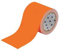 11Z113 Floor Marking Tape, Roll, 4In W, 100 ft. L