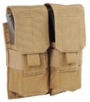 11Z677 Double Mag Pouch, Coyote Tan, M4/M16 Mags