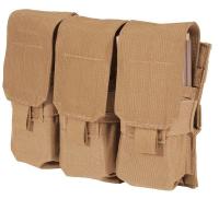 11Z682 Triple Mag Pouch, Coyote Tan, M4/M16 Mags