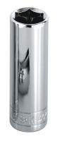 12A271 Socket, Deep, 1/4 In Dr, 6 Pt, 4mm
