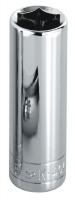 12A277 Socket, Deep, 1/4 In Dr, 6 Pt, 8mm