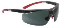 12A564 Safety Glasses, Smoke Lens, Half Frame