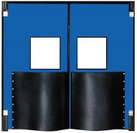 12A705 Door, Swinging, 9 Ft x 8 Ft, Royal Blue, PR