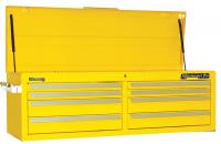 12A910 Maintenance Chest, 53x18x19, 8 Drawers, Ylw