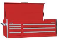 12A913 Maintenance Chest, 60x24x19, 7 Drawers, Red