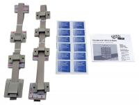 12C142 HPLC 6-Stack Fastener Kit, Gray