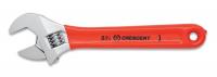 12C207 Adjustable Wrench, 8 in., Chrome, Cushion